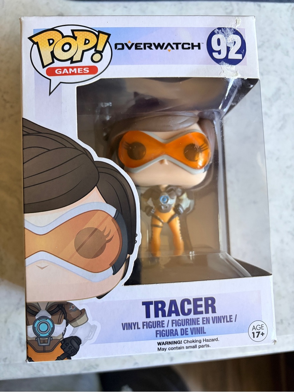 Funko Pop! Games Overwatch Tracer #92 Orange & White